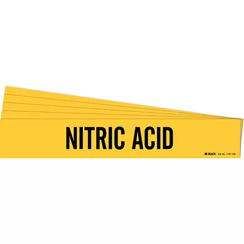 "Nitric Acid" Pipe Marker - 7197-1HV-PK