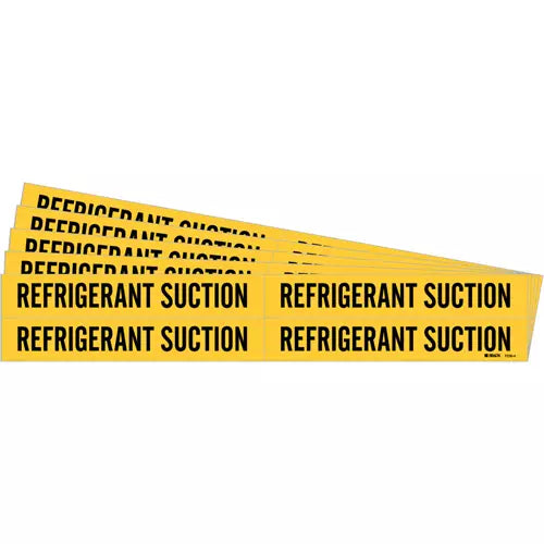 "Refrigerant Suction" Pipe Markers - 7236-4-PK