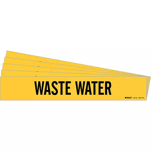 "Waste Water" Pipe Marker - 7302-1HV-PK