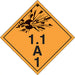 Explosive Materials TDG Placard - TT110APS
