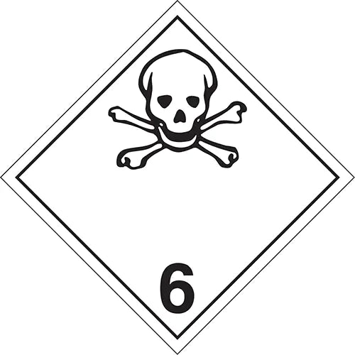 Toxic Materials TDG Placard - TT600SS