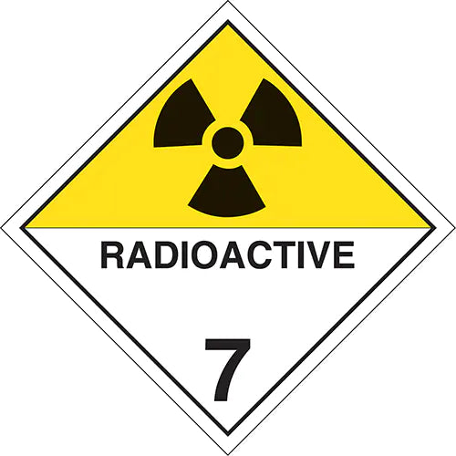 Radioactive Materials TDG Placard - TT700SS