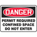 "Permit Required Confined Space" Sign - MCSP007VS