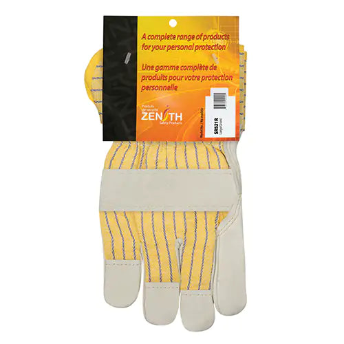 Winter-Lined Patch-Palm Fitters Gloves Large - SR521R