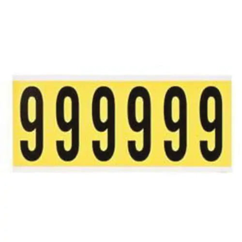 Repositionable Individual Number and Letter Labels - 3450-9