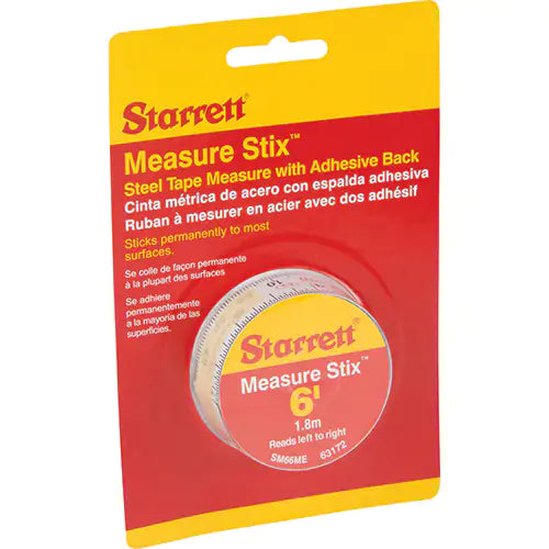 Measure Stix™ Steel Measuring Tape with Adhesive Backing - 63172