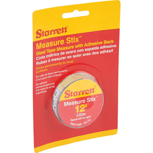 Measure Stix™ Steel Measuring Tape with Adhesive Backing - 63173