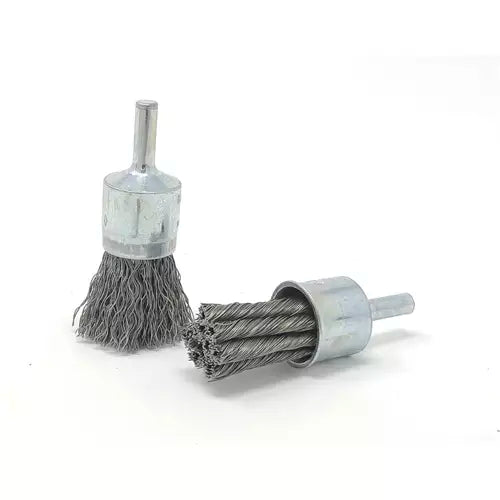 Crimped Wire End Brush 1/4" - 02702