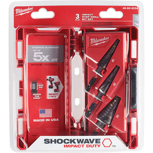 Shockwave™ Impact Duty™ Step Drill Bit Set - 48-89-9254