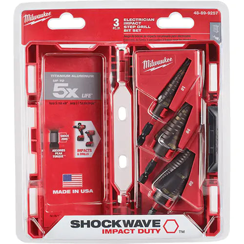 Shockwave™ Impact Duty™ Step Drill Bit Set - 48-89-9257
