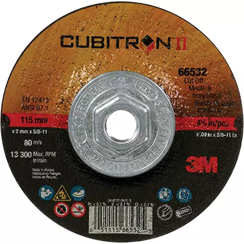 Cubitron™ II Quick Change Cut-Off Wheel 66532 5/8"-11 - AM06098