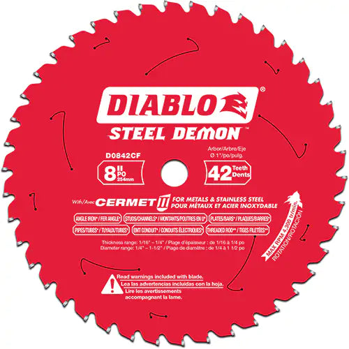 Steel Demon™ Cermet II Circular Saw Blade 5/8" - D0842CF