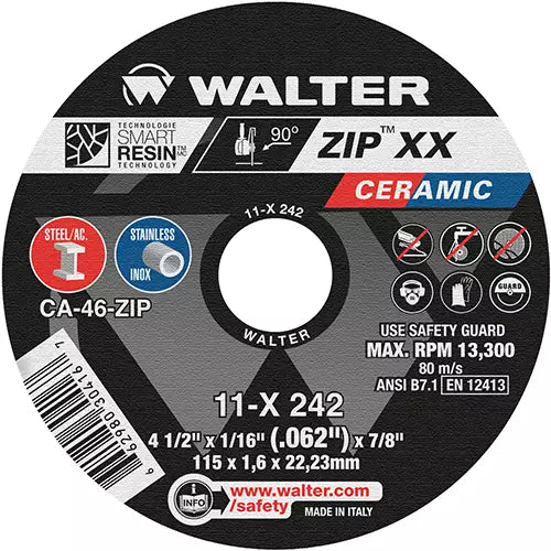 Zip™ XX Ceramic Cut-Off Wheel 7/8" - 11X242
