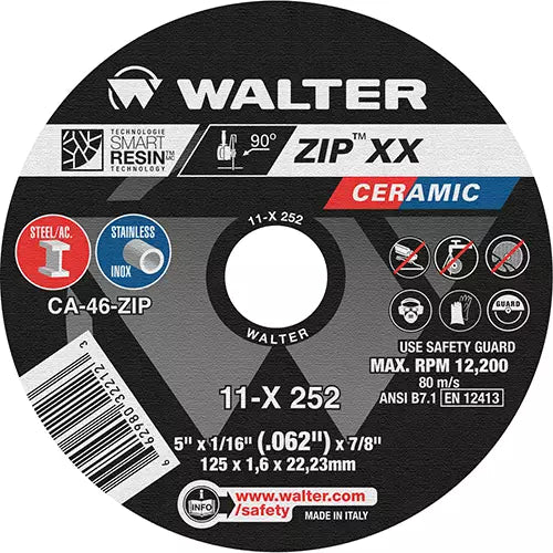 Zip™ XX Ceramic Cut-Off Wheel 7/8" - 11X252