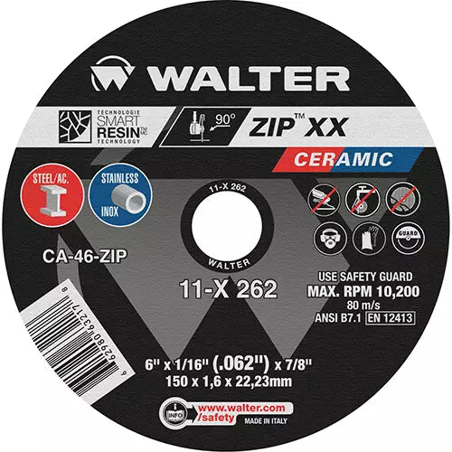 Zip™ XX Ceramic Cut-Off Wheel 7/8" - 11X262