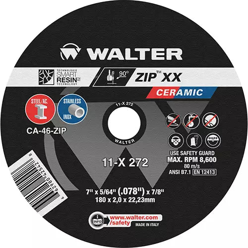 Zip™ XX Ceramic Cut-Off Wheel 7/8" - 11X272
