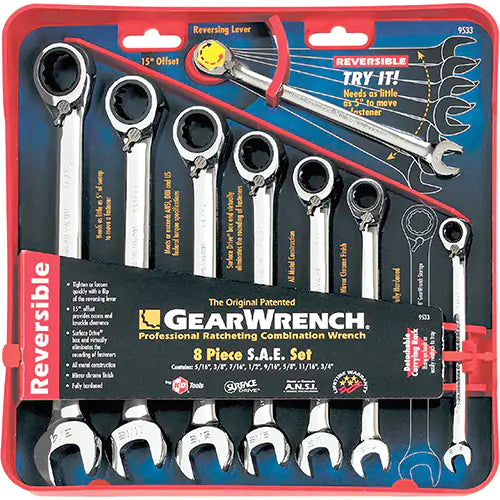 Reversible Wrench Set Imperial - 9533N