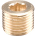 Pipe Plugs - Countersunk Hex 1/4" - D118-B