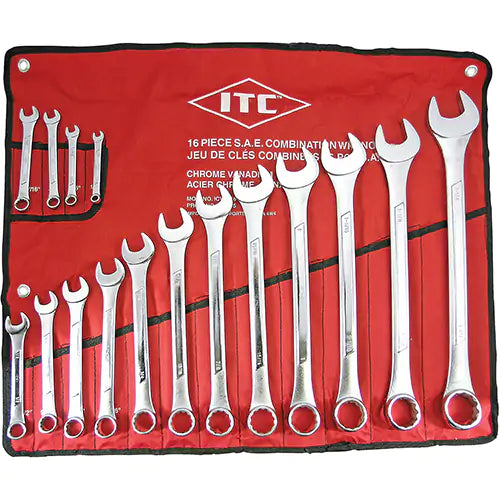 ITC® Professional Raised Panel Wrench Set Imperial - 020215