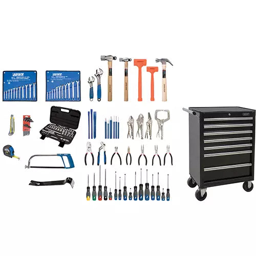 Intermediate Tool Set with Steel Chest - TLV422