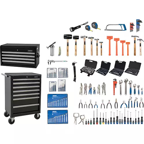Master Tool Set with Steel Chest and Cart - TLV423
