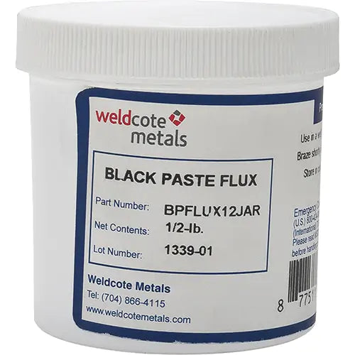 Black Paste Brazing Flux 1/2 lb. - BPFLUX12JAR