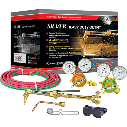 Silver Heavy-Duty Welding & Cutting Outfi ts - 7130