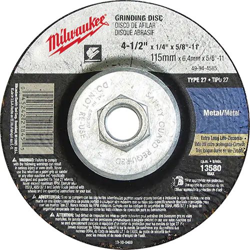 Grinding Wheel 5/8"-11 - 49-94-4525