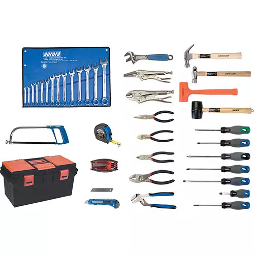 Deluxe Tool Set with Plastic Tool Box - TYP012