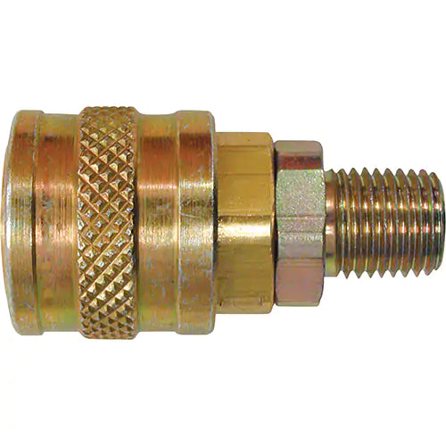 Quick Couplers - 1/4" Industrial, One Way Shut-Off - Automatic Couplers 1/4" (M) NPT - 20.644
