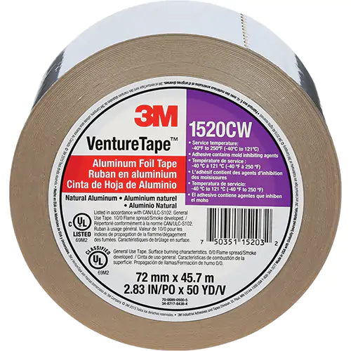 Venture Tape™ Aluminum Foil Tape - 1520CW.NT-H024