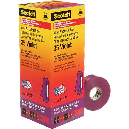 Scotch® Colour Coding Electrical Tape 35 - 35-3/4X66VI