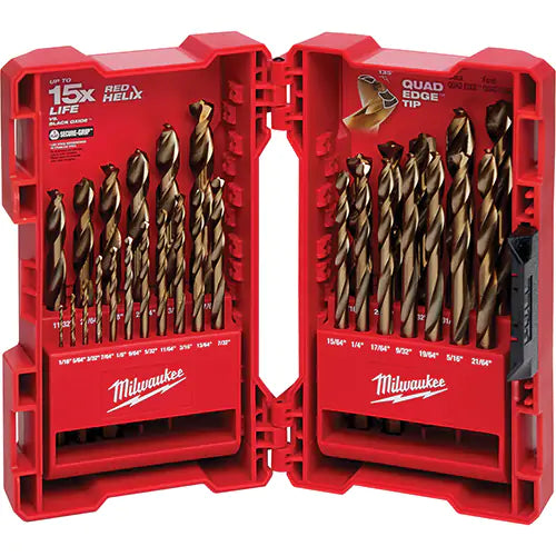 Red Helix™ Drill Bit Set - 48-89-2332
