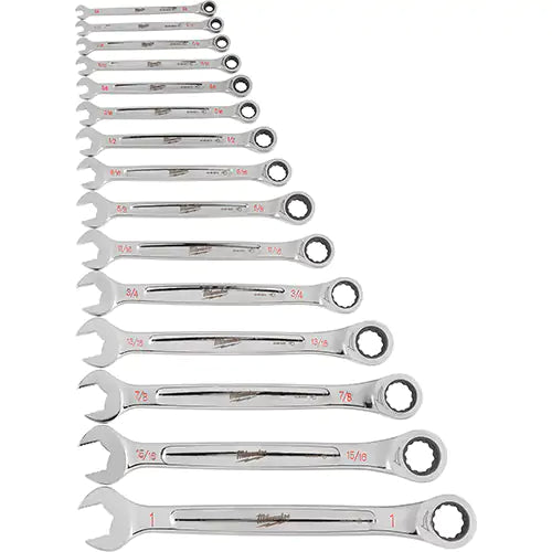Ratcheting Wrench Set Imperial - 48-22-9416