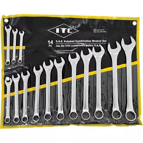 Polished Wrench Set Imperial - 020210