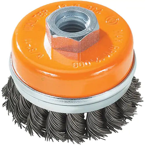 Knot-Twisted Wire Cup Brush 5/8"-11 - 13G504