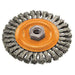 Wide Knotted Wire Wheel Brush 5/8"-11 - 13L404