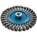 Wide Knotted Wire Wheel Brush 5/8"-11 - 13L614
