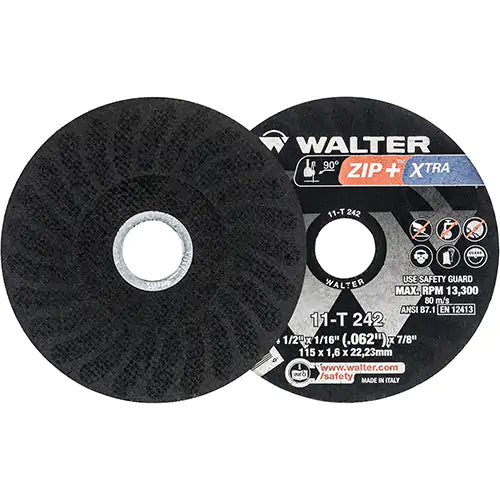 Zip+™ Right Angle Grinder Reinforced Cut-Off Wheels 7/8" - 11T242