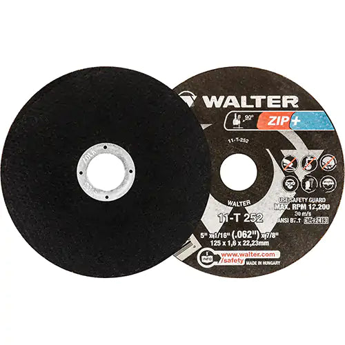 Zip+™ Right Angle Grinder Reinforced Cut-Off Wheels 7/8" - 11T252