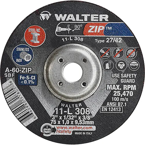 Zip™ Cutting and Grinding Wheel 3/8" - 11L308