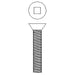Flat Head Machine Screws - 116165