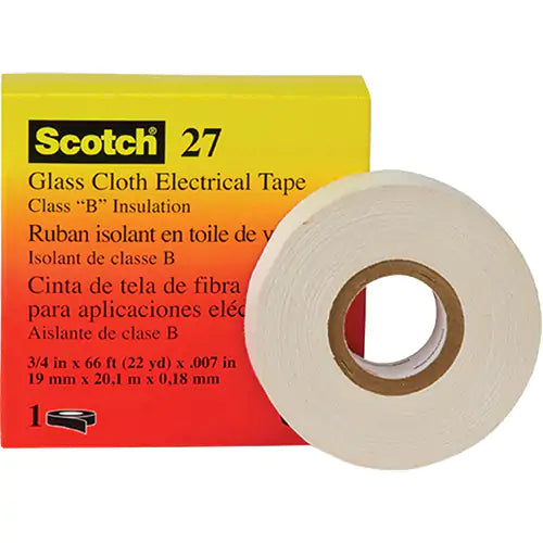 Scotch® 27 Glass Cloth Electrical Tape - 27-3/4X66-1IN