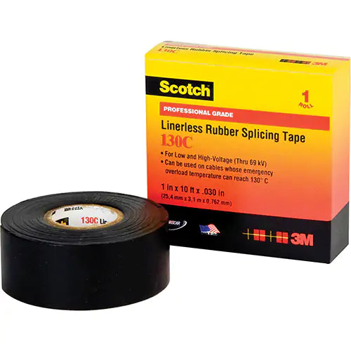 Scotch® Linerless Rubber Splicing Tape 130C - 130C-1X30