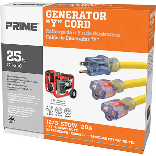Generator "Y" Cords - GCT20825