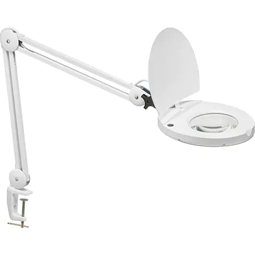LED Magnifier with A-Bracket - DMLED10-A-WH