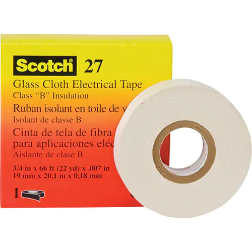 Scotch® 27 Glass Cloth Electrical Tape - 27-1/2X66-1IN