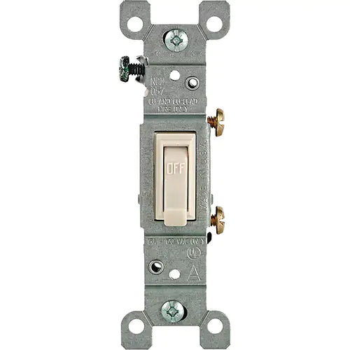 Residential Grade Single-Pole Toggle Switch - 1451-2T