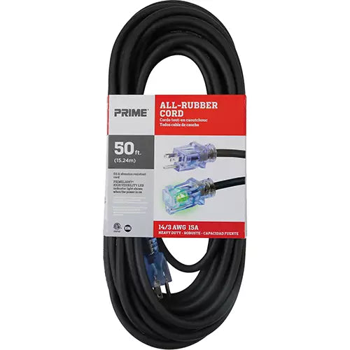 All-Rubber™ Outdoor Extension Cord - SEEC732730