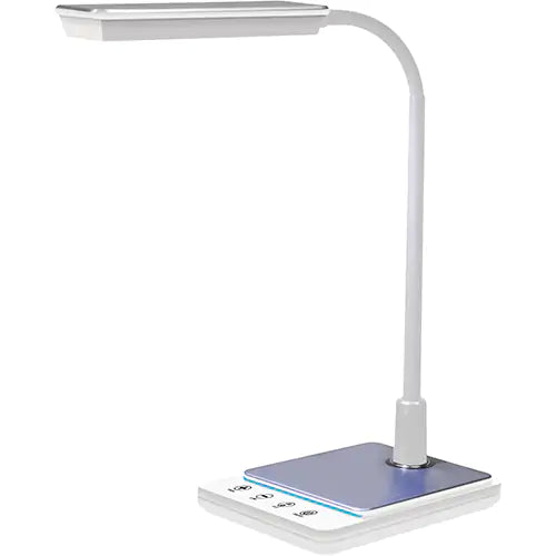 Goose Neck Desk Lamp with USB Charger - RDL-75U-W